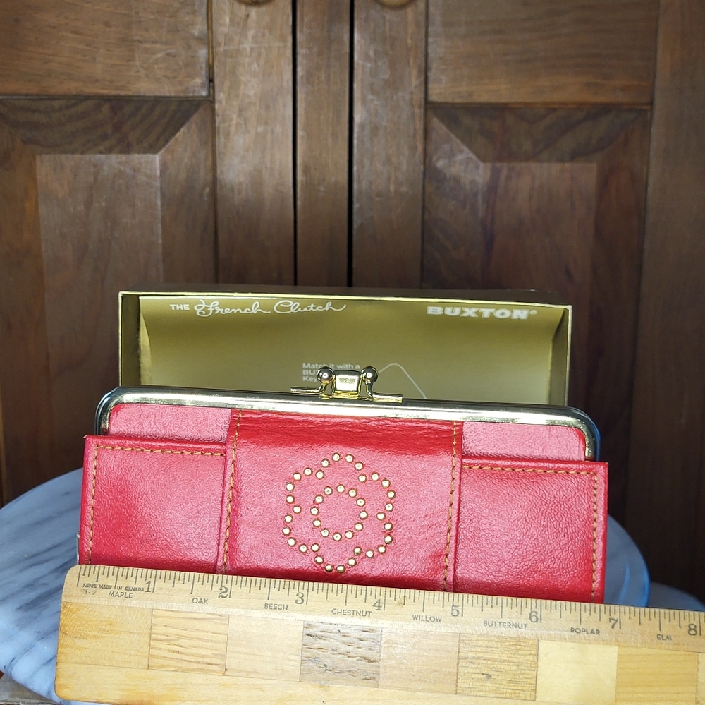 Buxton Coral Women's Clutch Wallet - Picture 15 of 17